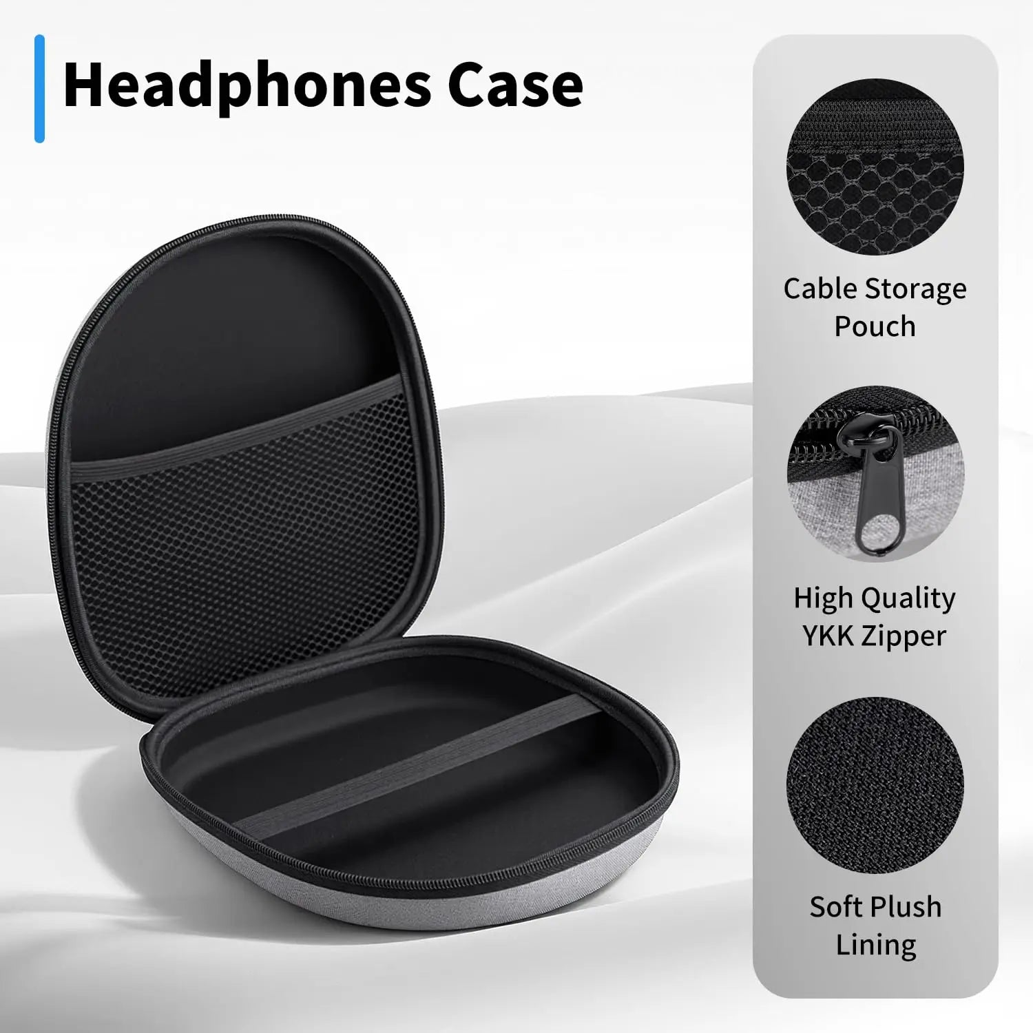 EVA Headphone Case for JBL Tune 510BT/520BT/500BT/720BT/for Sony WH-CH520/510/720/710,Headphones Case Bag Travel Carrying Case