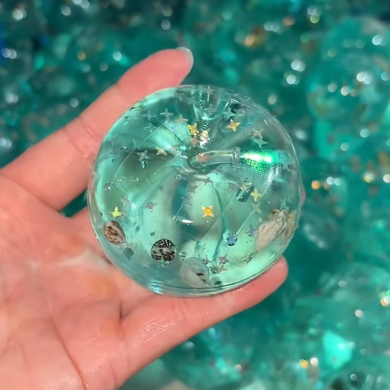 Soft Ocean Squishy Toy Pressure Ball Sensory Toy For Relieving Stress And Anxiety In Autism Maltose Ball Fidget Toy Squeeze Toy