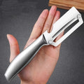 Stainless Steel Peeler Multifunctional Fruit Vegetable Slicer Knife Watermelon Melon Grater Kitchen Cooking Tool Flat Edge