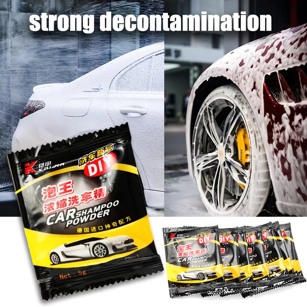 Universal Car Wash Powder Auto Cleaning Shampoo Auto Paint Care Coating Clean Tool Cars Soap Powder Windshield Wash Accessories