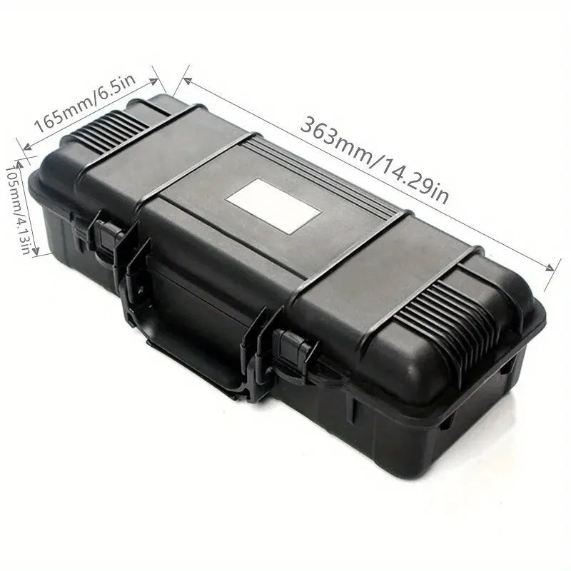 Shockproof Hard Carry Tool Case Water Repellent Safety Storage Box With Sponge For Camera Instrument Organizer Daily Use