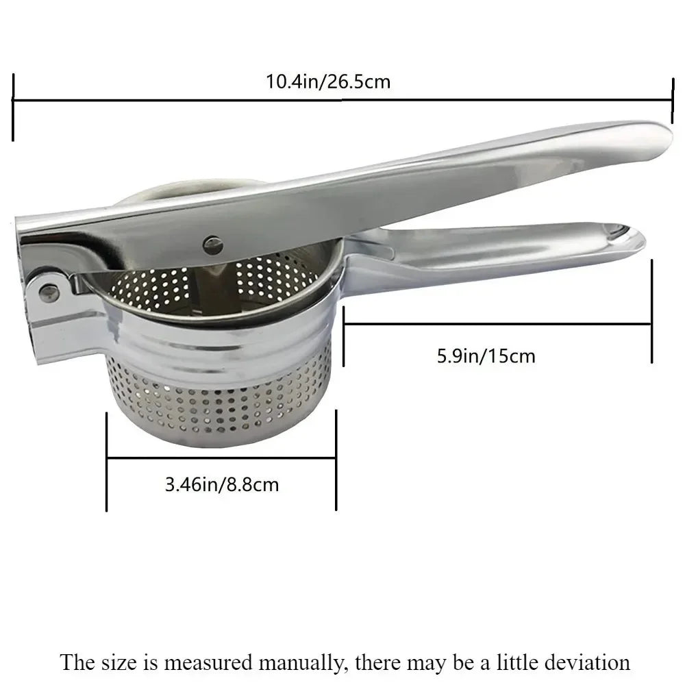 High Efficiency Garlic Press Heavy Duty Garlic Mincer Easy To Squeeze and Clean Rust Proof and Dishwasher Safe Ginger Crusher