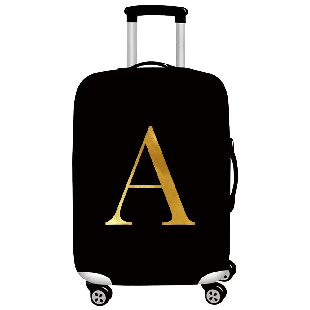 Luggage Protective Cover Thick Elastic Luggage Protective Covers Dust Cover Anti-Scratch Protective Suitcase Cover Letter Series
