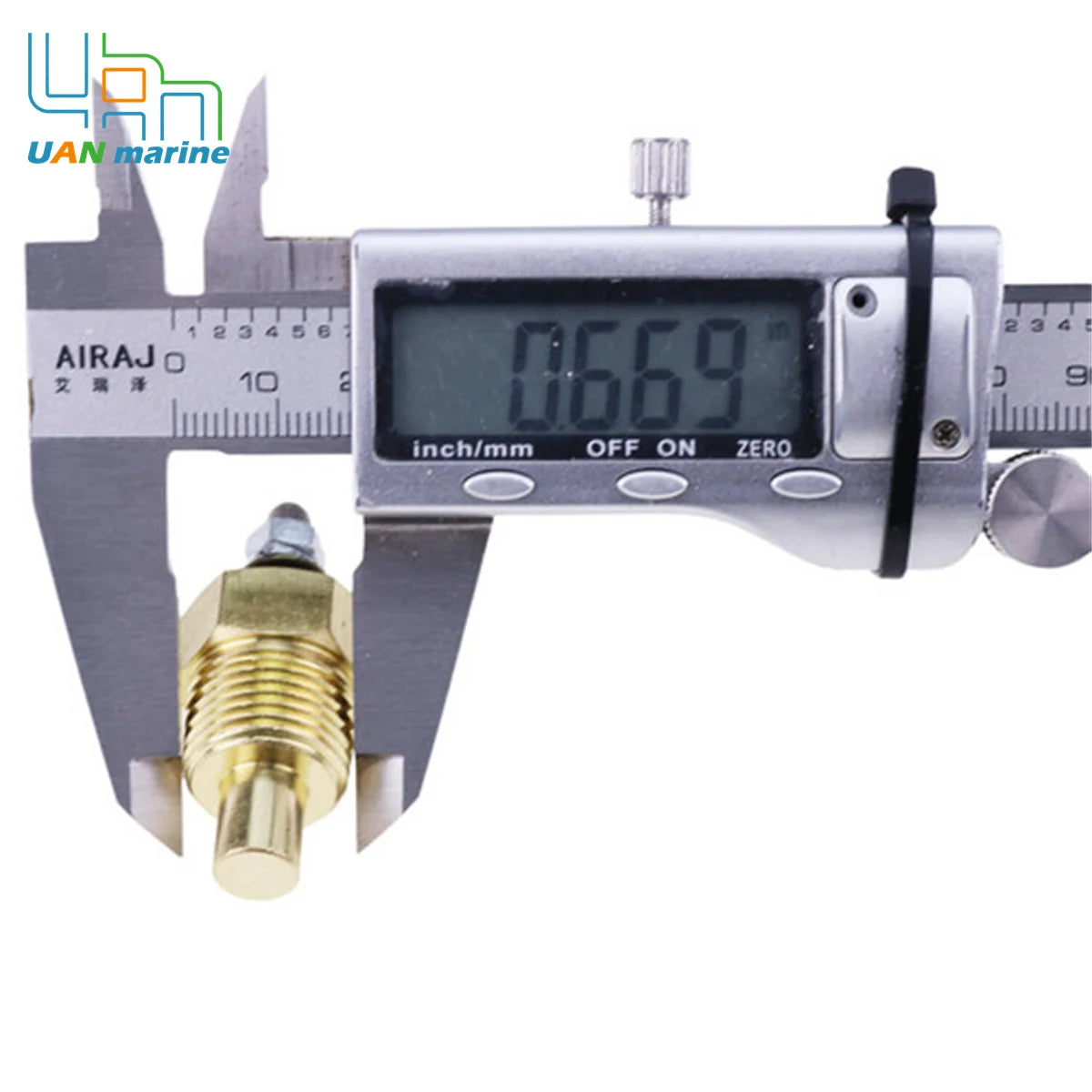3/8 Inch Water Temperature Sender for Volvo Penta Mercruiser OMC -18 NPT 3853787 806490T
