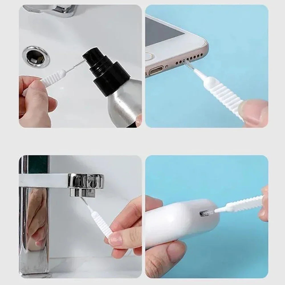 10-100PCS Charging Port Cleaning Brush 65mm Dust Hole Clean Mini Brush Bendable Mini Soft Round Brushes Cleaner Sets