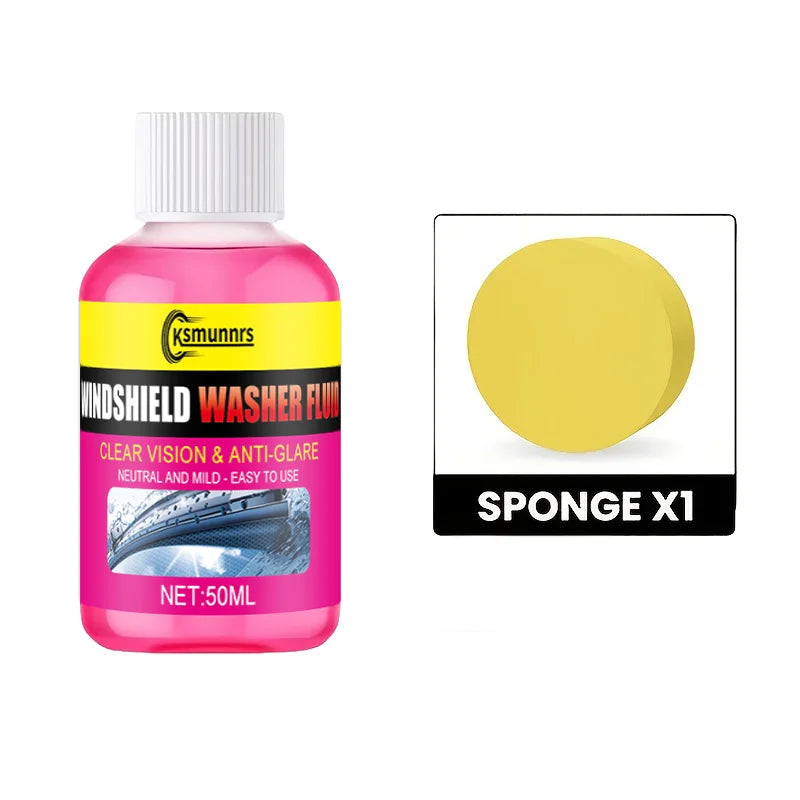 3pcs Concentrated Car Windshield Wiper Fluid Rain-Repellent Anti-Fog Solution for Smooth Glass Cleaning No Streaks