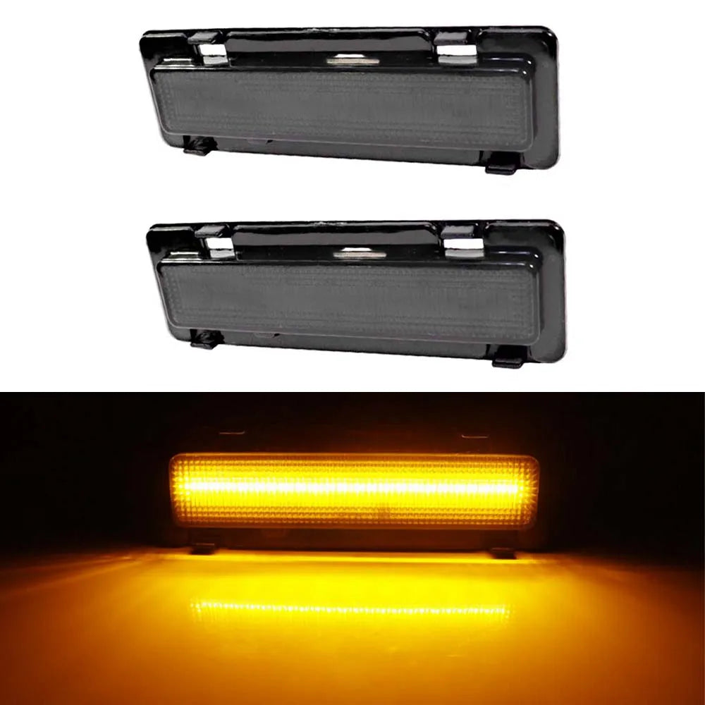 2* 12V LED Side Marker Lights  Front Side Marker Parking Lights GM2551110 915590 for Chevy Camaro/Pontiac Firebird 1982-1992