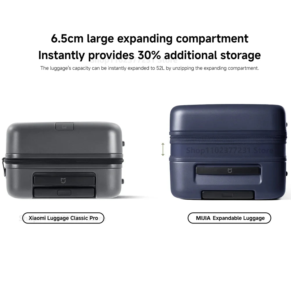 Xiaomi Mijia Expandable Luggage 20-inch Extra-large Expandable Luggage The Perfect Travel Companion Can be taken on the plane