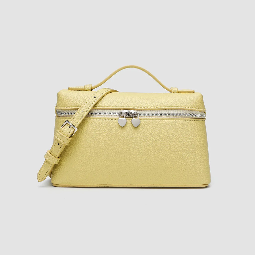 Customized name: pu leather texture, ins style lunch box bag, women's bag, new ostrich pattern commuter handbag, crossbody bag