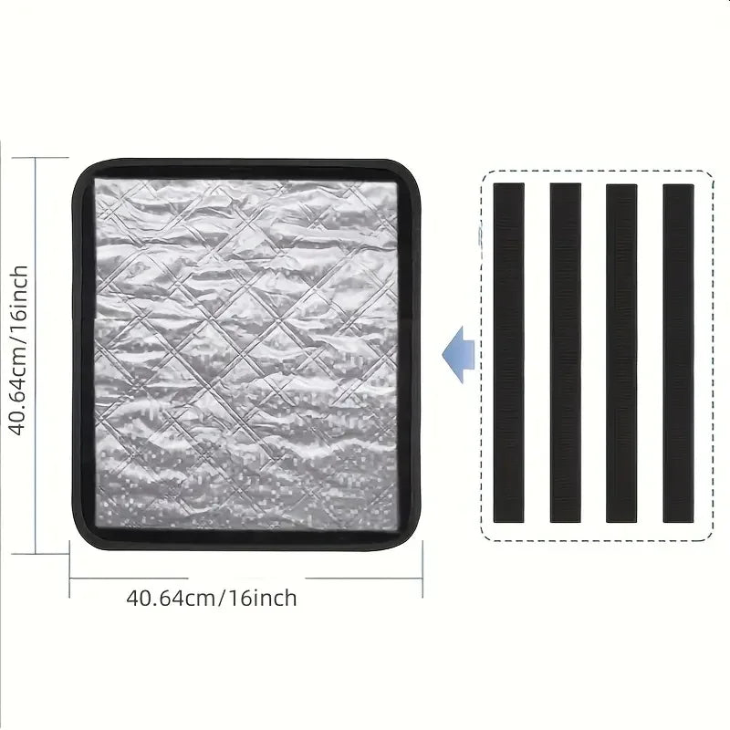 1PC Caravan Sunshade Skylight Shading Pad Foldable Awning Cover Waterproof Camping Tailgate Sunshade Car Trailer RV Accessories