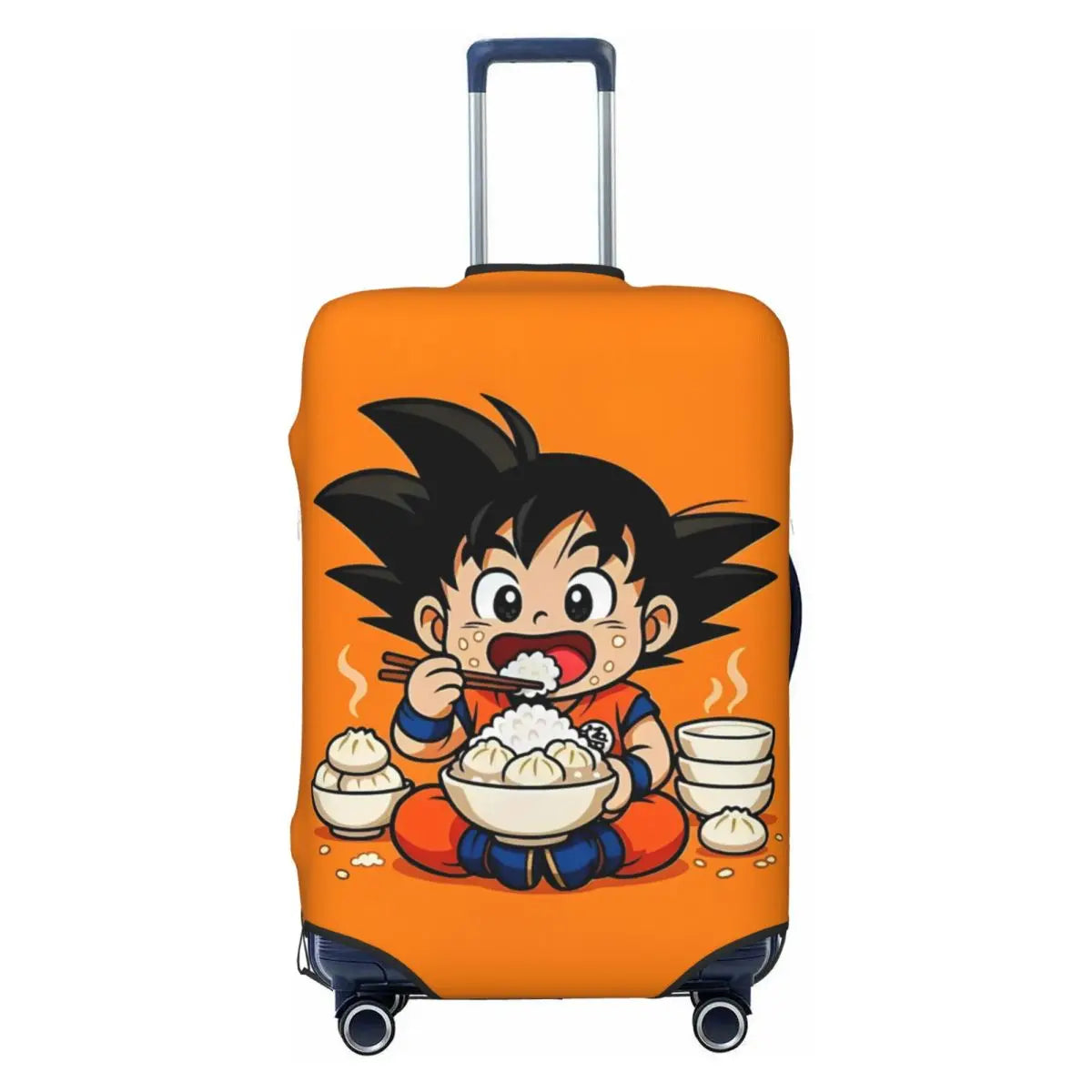Kid Goku With Dragon Balls Dragon Ball Suitcase Cover Travel Flight Practical Luggage Accesories Protector