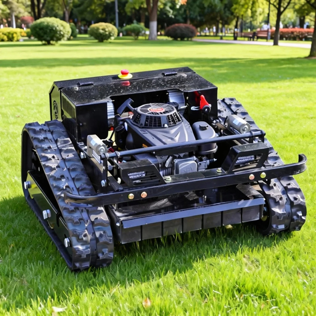Customized multifunctional control lawn mower track type orchard hillside greenhouse farm embankment weeding machine