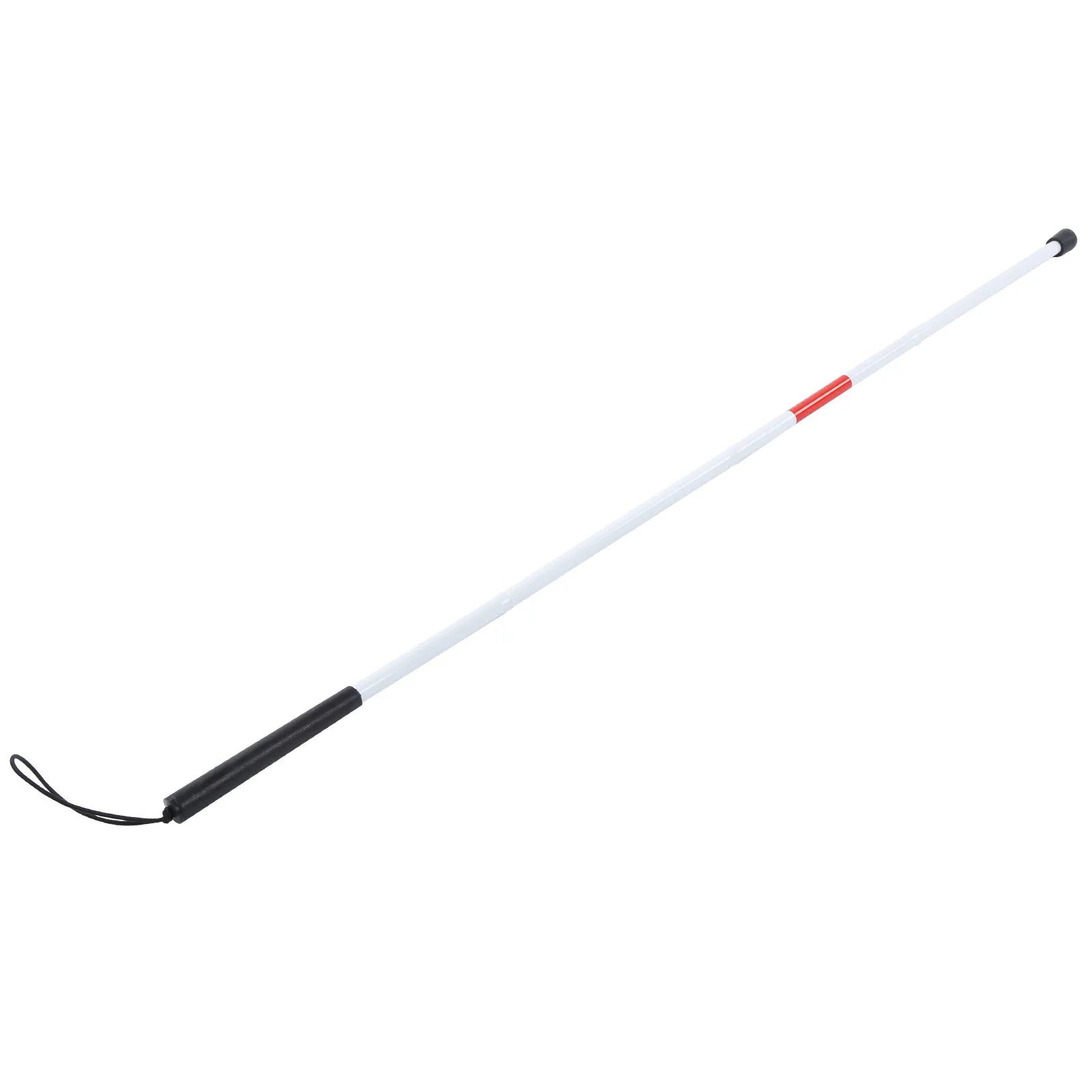 Walking Cane Portable Anti-Shock Guide Walking Stick Blind Cane Reflective Red and White for Outdoor for Blind Visual Impaired