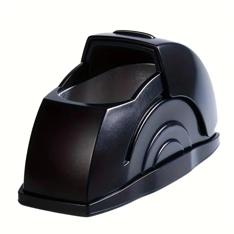 Lidded Odor-Blocking Car Ashtray, Mini Durable Ash Storage Holder, Leakproof Auto Accessory Avoiding Flying Ash for Daily Drivin