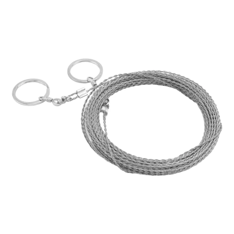 Mini Stainless Steel Wire Saw,Pocket Chainsaw,Portable Camping Saw Wire Saw,Wire Hand Saw Field Saw Wire 10M-A45M