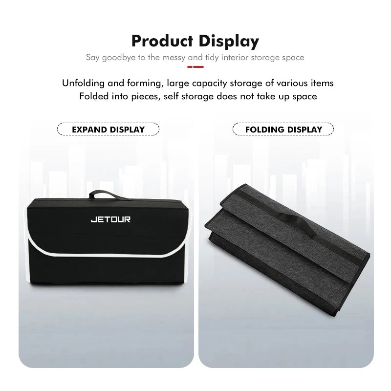 Car Trunk Organizer Box Large Capacity Folding Storage Bag For Jetour X70 X90 X70S PLUS Dashing X-1 X95 L6 i-DM