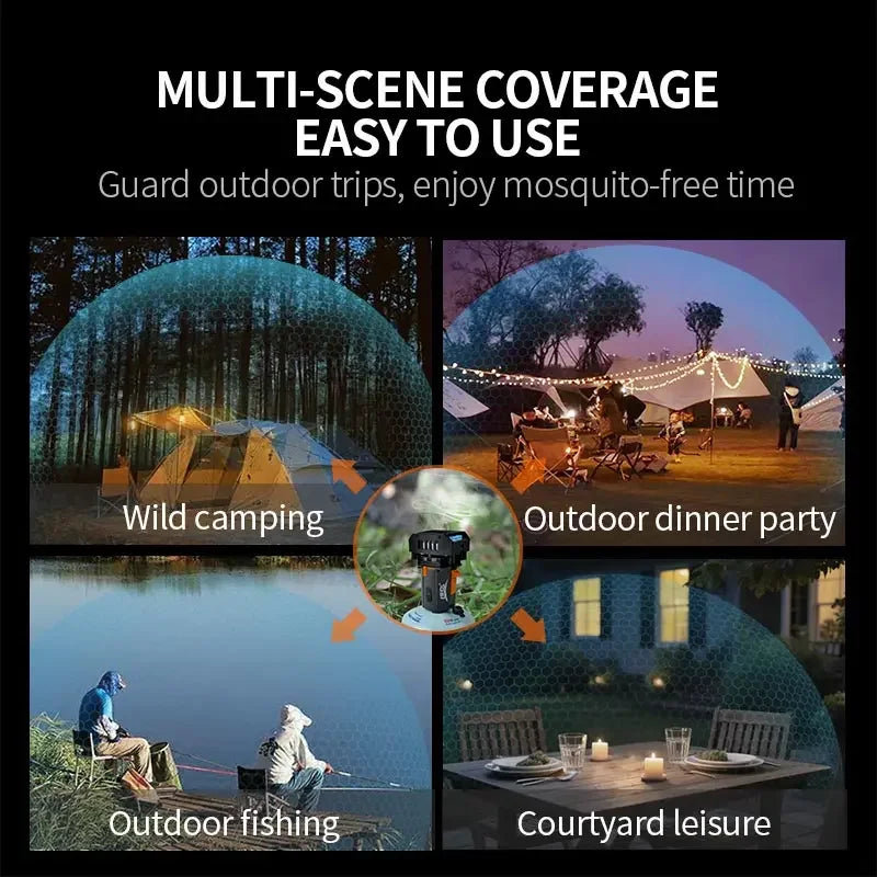 BRS-Q2/Q2S Outdoor Camping Lightweight Portable Hiking Outdoor Tools Inflatable Mosquito Repellent Survival 128g Fishing Picnic