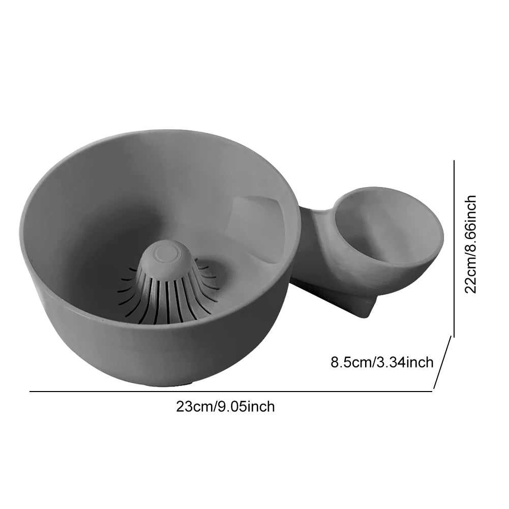 Automatic Vegetable Fruit Washer Portable Fruit Wash Bowl Washing Spinner BPA-free Cleaning Basket Home Kitchen Outdoor Picnic