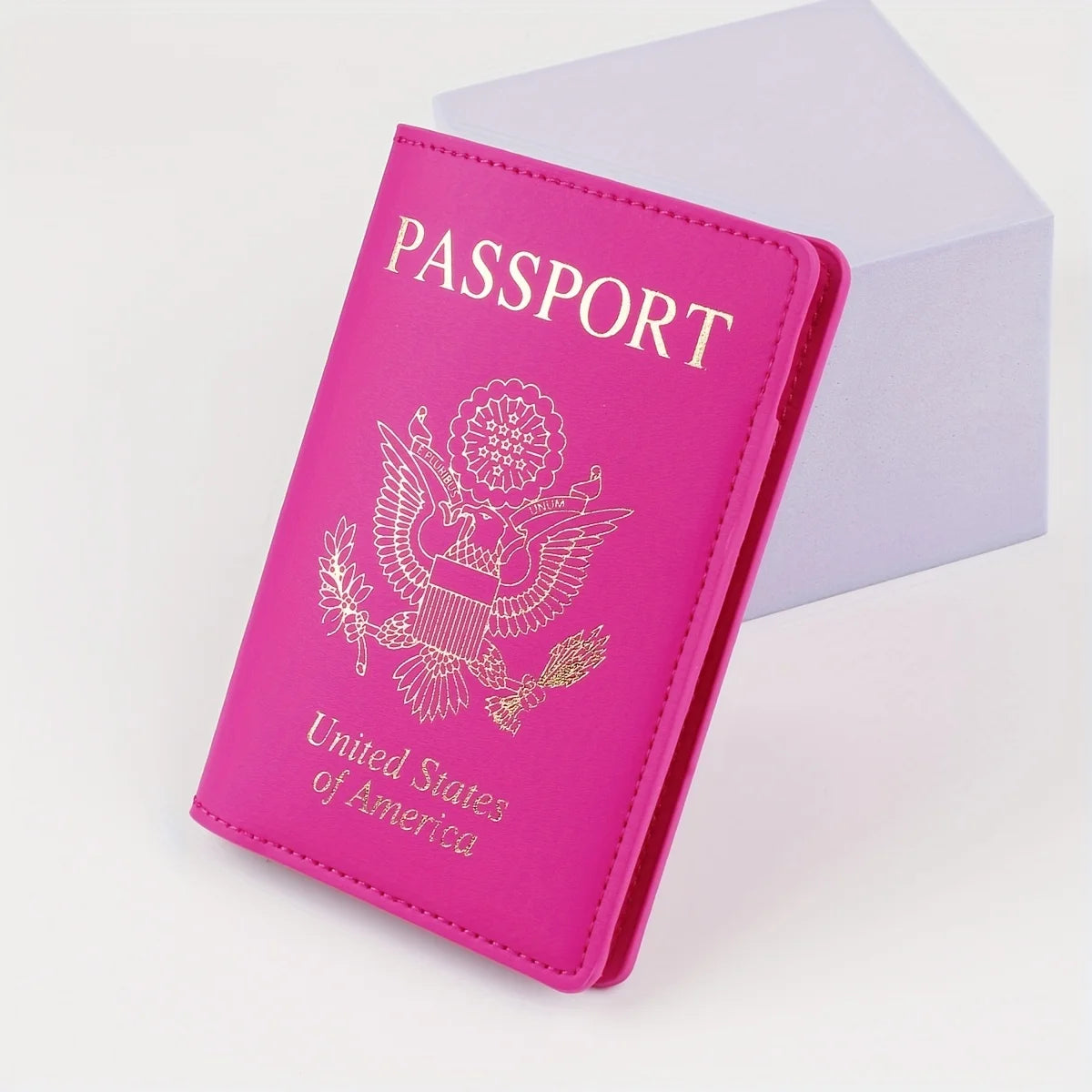 Passport Holder for Women and Men, Premium PU Leather Travel Passport Wallet Passport Cover