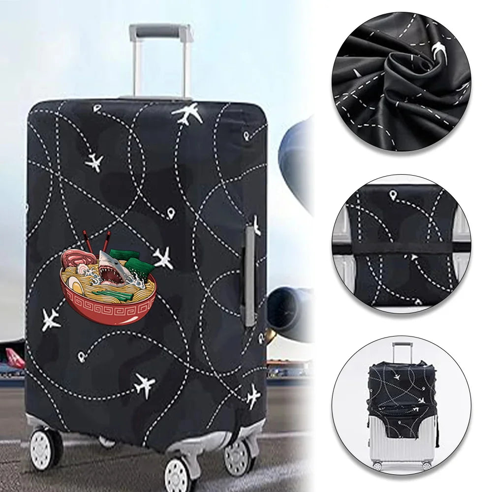 Baggage Covers Travel Luggage Protective Cover Stretch Dust Suitcase Covers Cartoon Print Series for18-32inch Travel Accessories