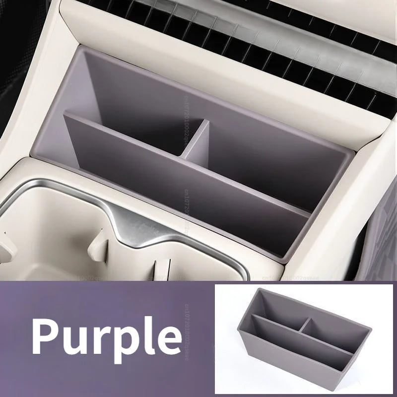 modified center console front storage box silicone compartment storage box car storage accessories For MG MG4 EV Urban 2026