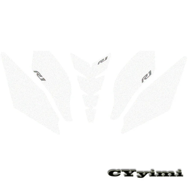 For YZF R1 R1M YZFR1 2015 - 2021 Motorcycle Accessories Side Fuel Tank Pads Protective Stickers Knee Grip Traction Pad