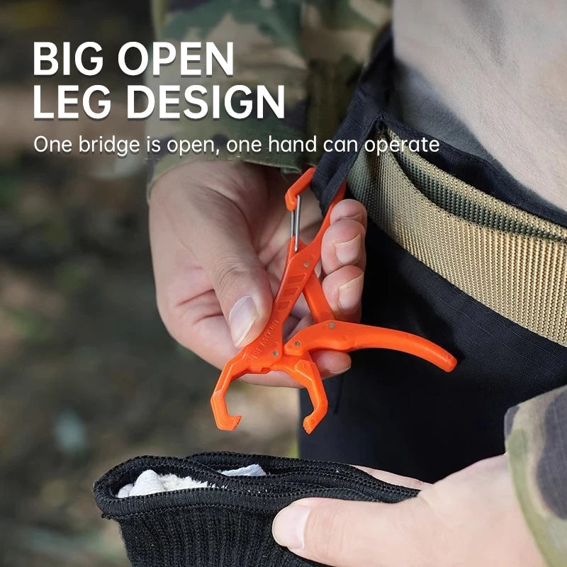 Portable Mini Work Glove Holder Carry-on Glove Clip Grabber Suitable for Construction Outdoor Keychain Glove Clip