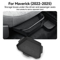 For Ford Maverick 2022–2025 Under-Seat Storage Bins Car Storage Boxes Interior Accessories Storages Seats Consoles