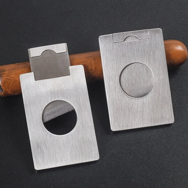 Portable Stainless Steel Cigar Cutter Sharp Blade Cigar Scissors Portable Pocket Cigar Smoking Accessories