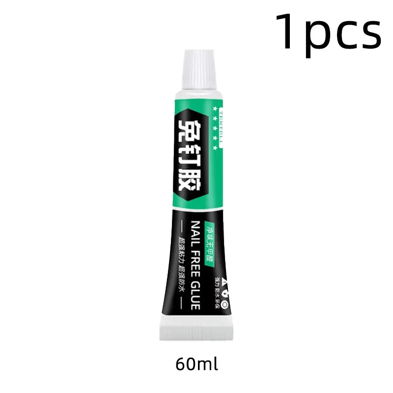 60ML All Purpose Super Glue Quick Drying Glue Strong Adhesive Sealant Fix Glue Nail Free for Stationery Glass Metal Ceramic