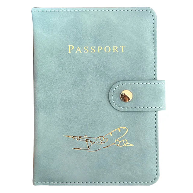 Passport Case Vintage Leather Pattern Passports Holder Women Man ID Bank Credit Card Organizer Storage Case/Travel Accessories