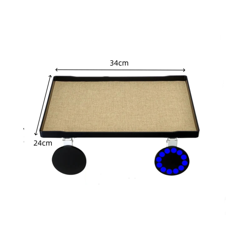 Foldable Magnetic Car Door Camping Tray Side Table Max Load 5kg Outdoor Travel Food Rack For Steel Body SUV Offroad Car