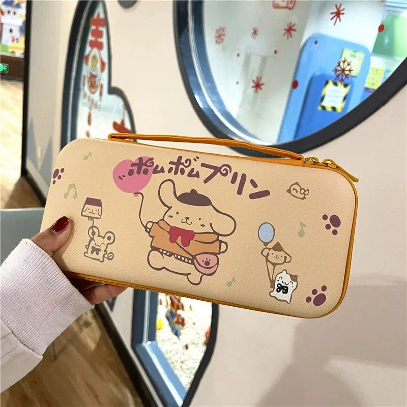 Cartoon Anime Storage Bag For Nintendo Switch Oled Game Console Case Travel Carrying Handbag JonCon Protective Cover Accessories