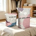 2pcs Pump Free Hand Roll Vacuum Compression Bags,Space Saving Sealed Storage Bags for Bedding Garments Bedroom Closet Organizing