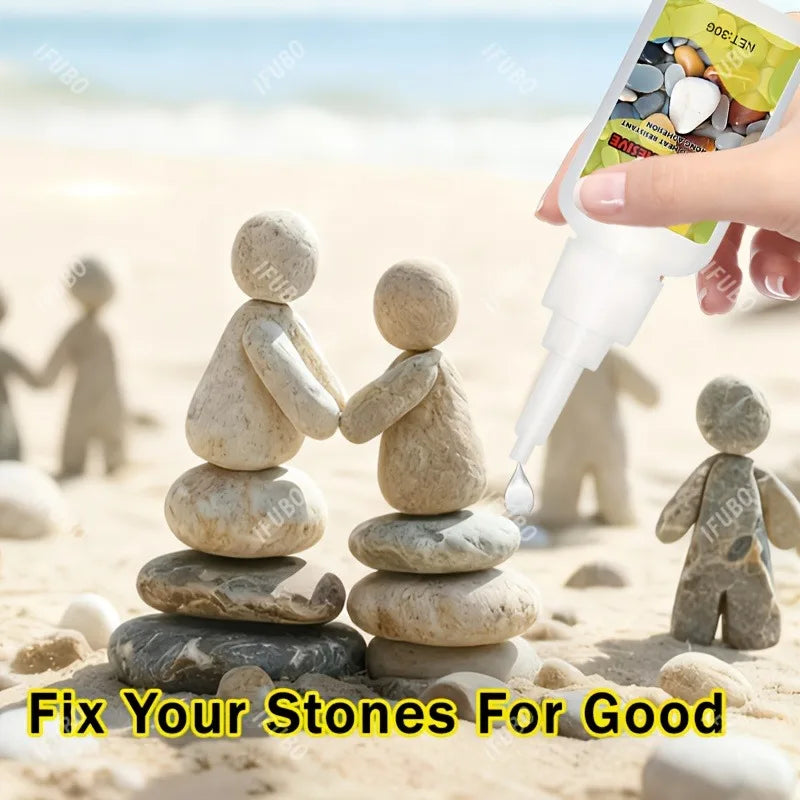 IFUBO Heavy-Duty Stone Liquid Glue: Waterproof Epoxy – Strong Bond for Marble/Granite, Safe for Pools/Aquariums/Outdoor Use