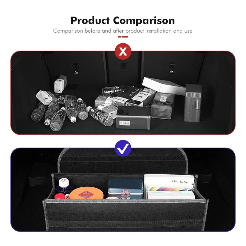 Car Logo Trunk Storage Box, Large Capacity Tool Organizer Bag Car Accessories for Ebro S700 S800 S900 S400
