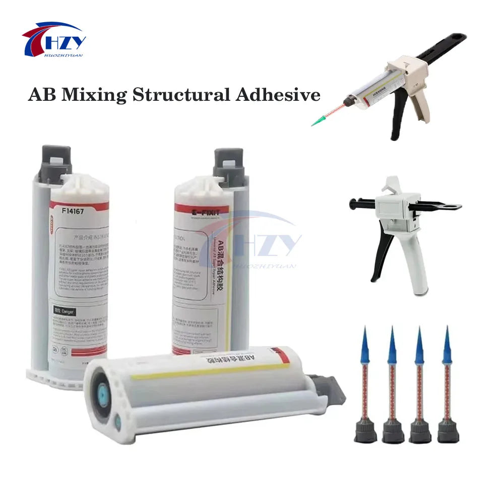 E-FIXIT AB Mixing Structural Adhesive Dedicated Back Cover Glass Lens LCD Frame Bezel Bond Glue iPhone Universal AB Repair Glue