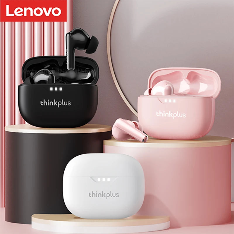 10pcs Lenovo LP3 Pro Wholesale 2pcs Original LP3 Pro Wireless Bluetooth Headphones HiFi Stereo Earbuds Noise Reduction With Mic