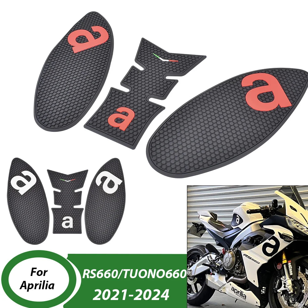 For Aprilia RS 660 RS660 TUONO 660 2021-2024 Side Fuel Tank pad Motorcycle Protector Stickers Decal Traction Pad Accessories