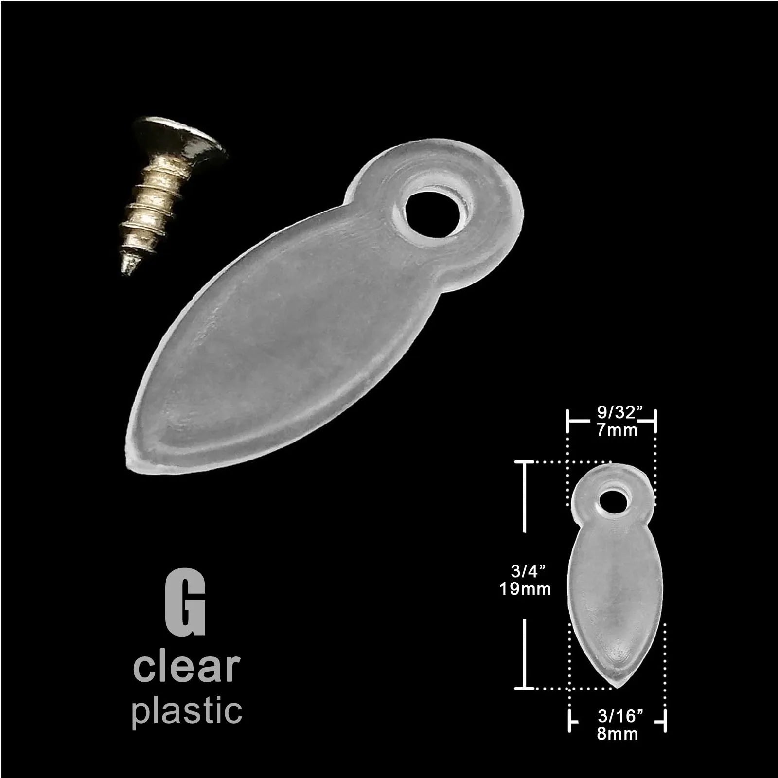 50pc Golden Black Clear Metal Plastic Picture Photo Mirror Scrapbook Frame Backboard Turnbutton Turn Button Rotating Fixing Brad