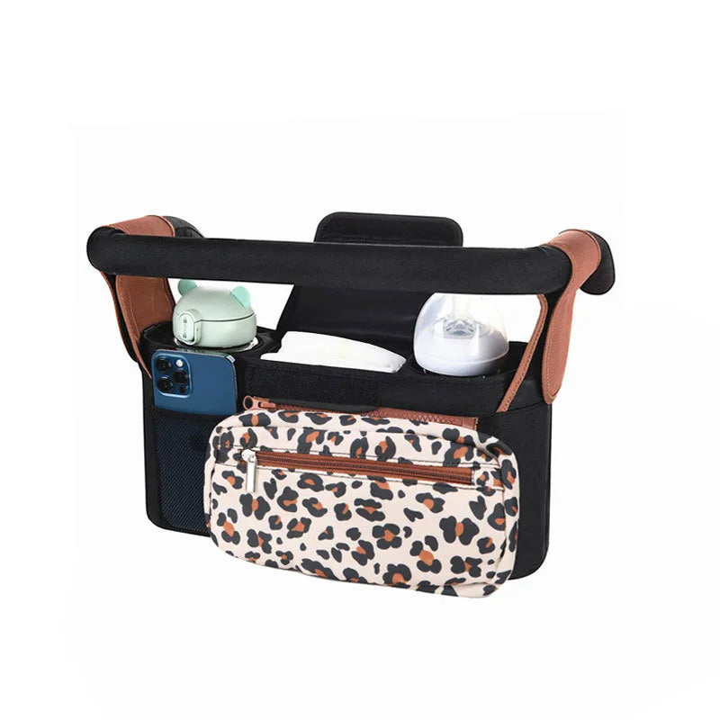 Baby Stroller Storage Baby Travel Hanging Bag Mummy Shoulder Bag Phone Bottle Holder Pram Diaper Bag Baby Stroller Accessories