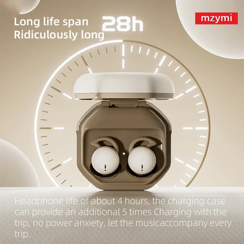 MZYMI Sleep MY002 Earphone Invisible Small Bluetooth Earbuds Mini Wireless Headset Noise Blocking for Side Sleeping Headphones