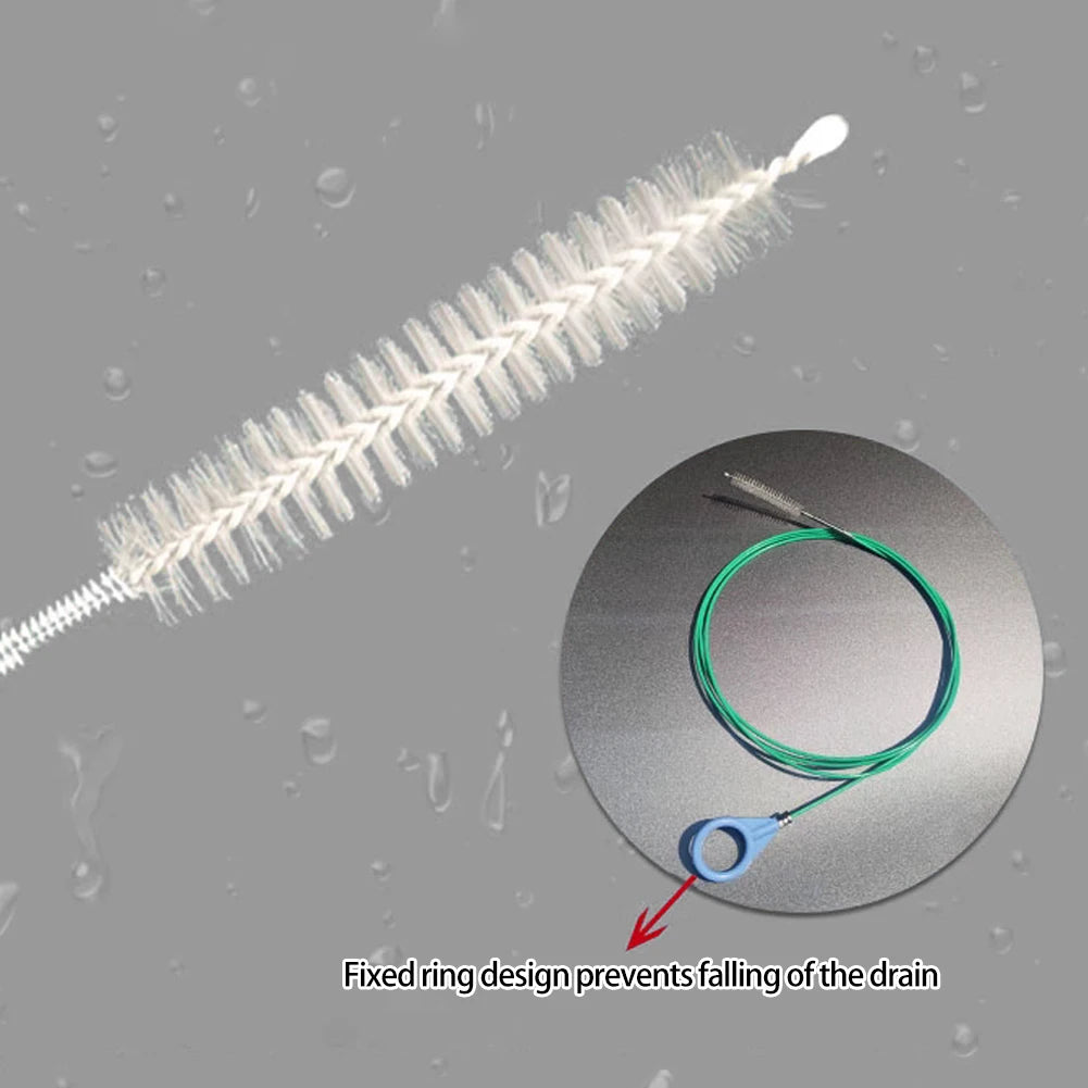 3/5m 1/3Pcs Drain Hole Cleaning Brush Flexible Car Drain Dredge Sunroof Cleaning Scrub Brush Tool Skylight Drain Pipe Brush