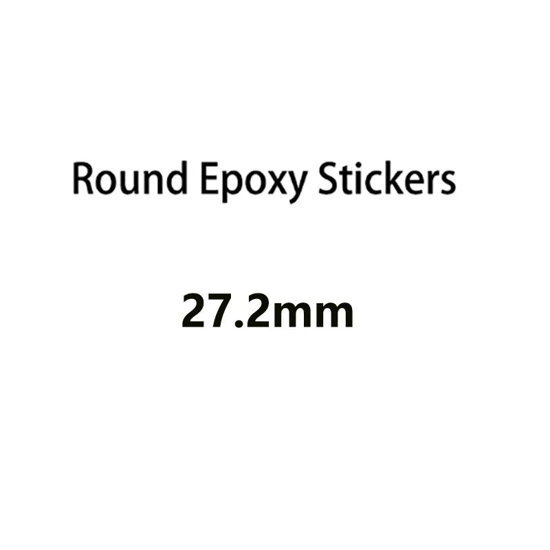 50/100/200/500pcs 3D Clear Epoxy Stickers Round Square Heart Oval Dome Adhesive Stickers Domed Cups for DIY Jewelry Making