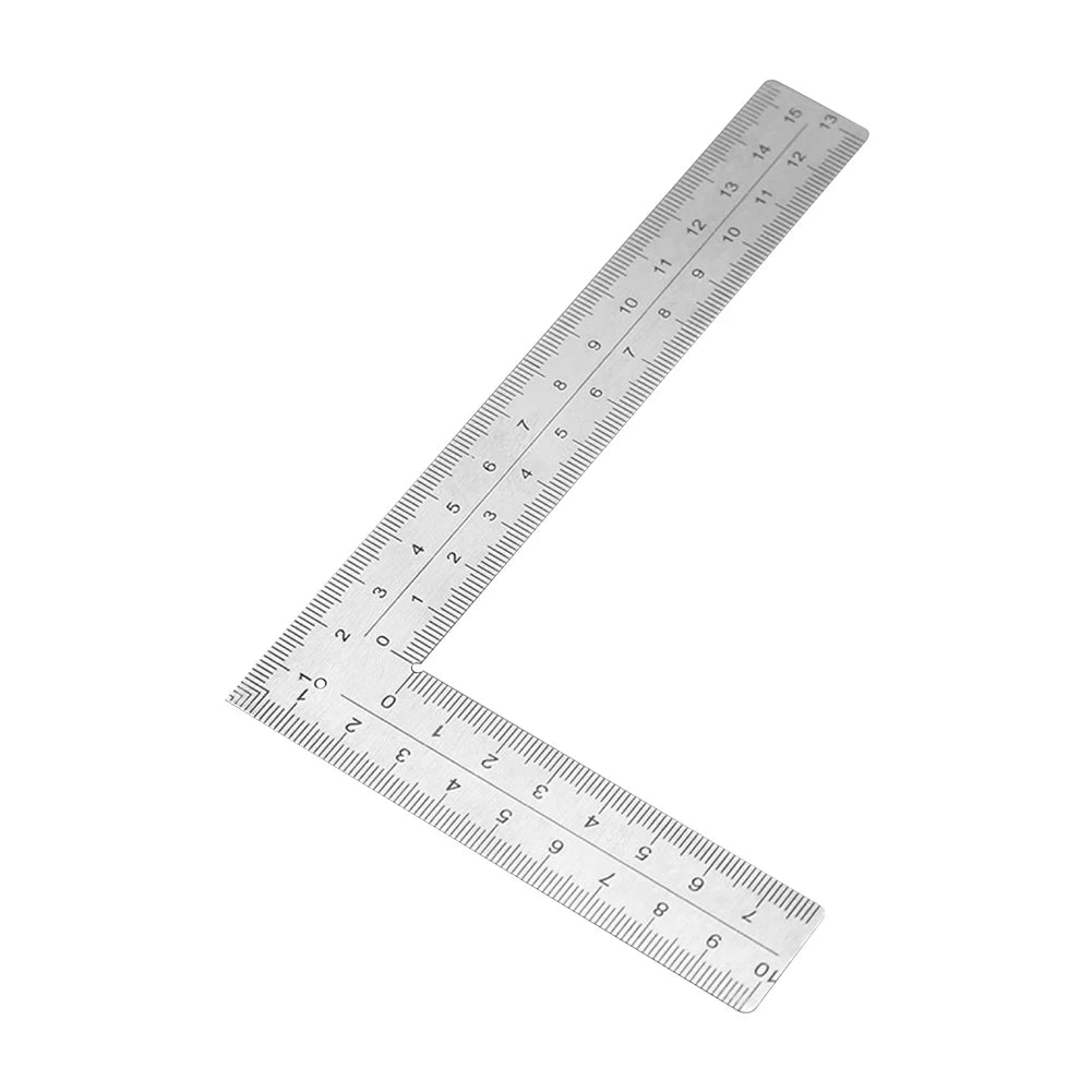 Mini Right Angle Ruler Measuring Layout Tool Stainless Steel Square 90 Turning Ruler Precision For Building Framing Gauges
