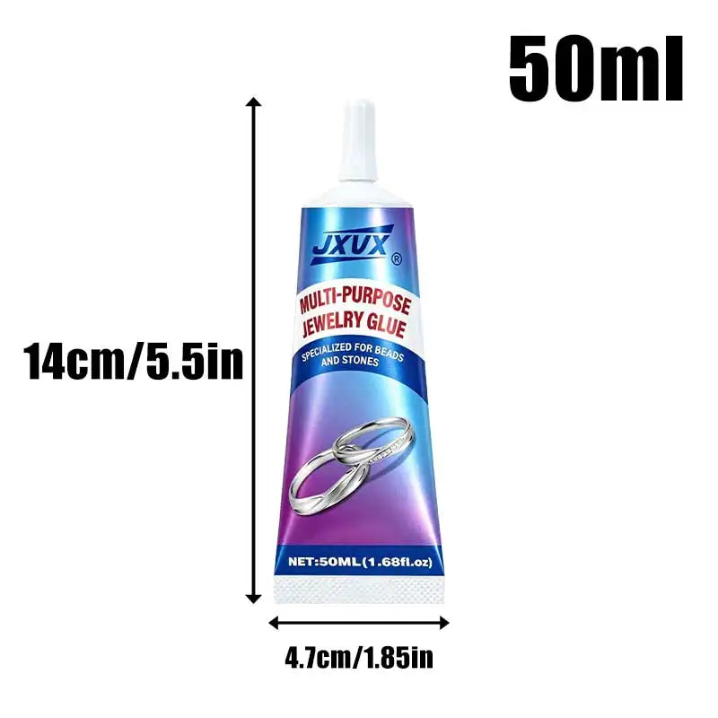 3Pcs Multi-Purpose Jewelry Glue Kit, B7000: Rhinestone Jewelry, Adhesives, DIY Craft Accessories, Mobile Phone Cases, Touch Screen Repair, Liquid Super Glue