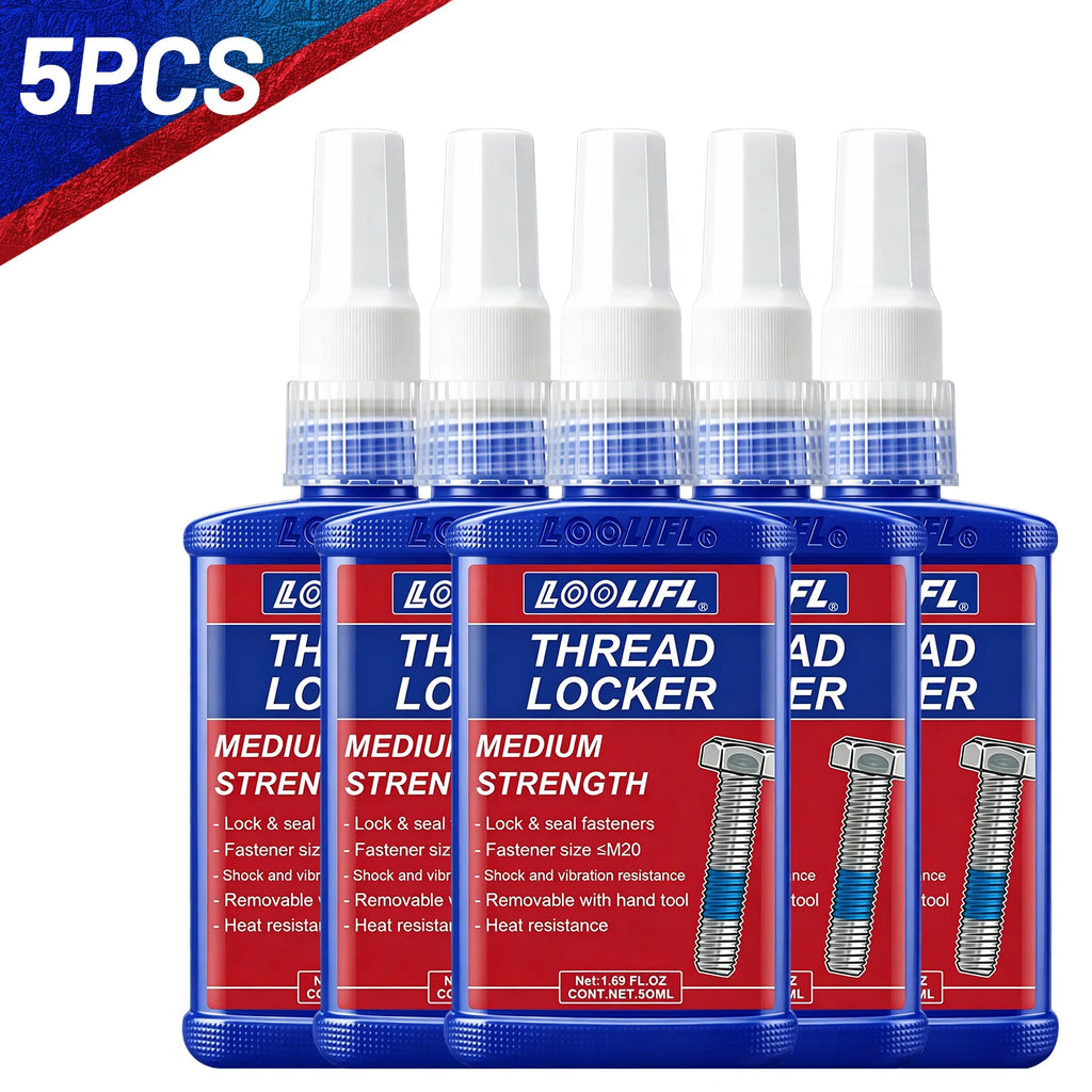 243 50ml Threadlocker Screw Glue Quickly Cured Thread Locking Agent Anaerobic Adhesive Corrosion-Resistant Anti-Loosening Glue
