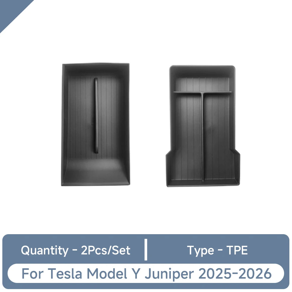 For Tesla Model Y Juniper Accessories Storage Box Center Console Storage Box Cup Holder for Tesla Model Y Juniper 2025 2026