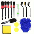 14Set of Car Vent Details Gap Brush Gap Detail Brush Car Cleaning Brush Set