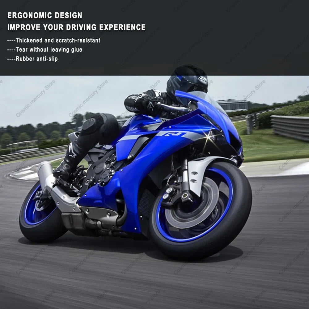 Motorcycle Non-slip Side Fuel Tank Stickers Waterproof Pad Rubber Sticker Tank Pad For Yamaha YZF R1 R1M YZFR1 2020 - 2024